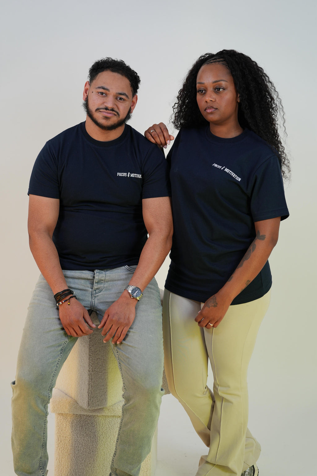 Repeat T-shirt — Navy