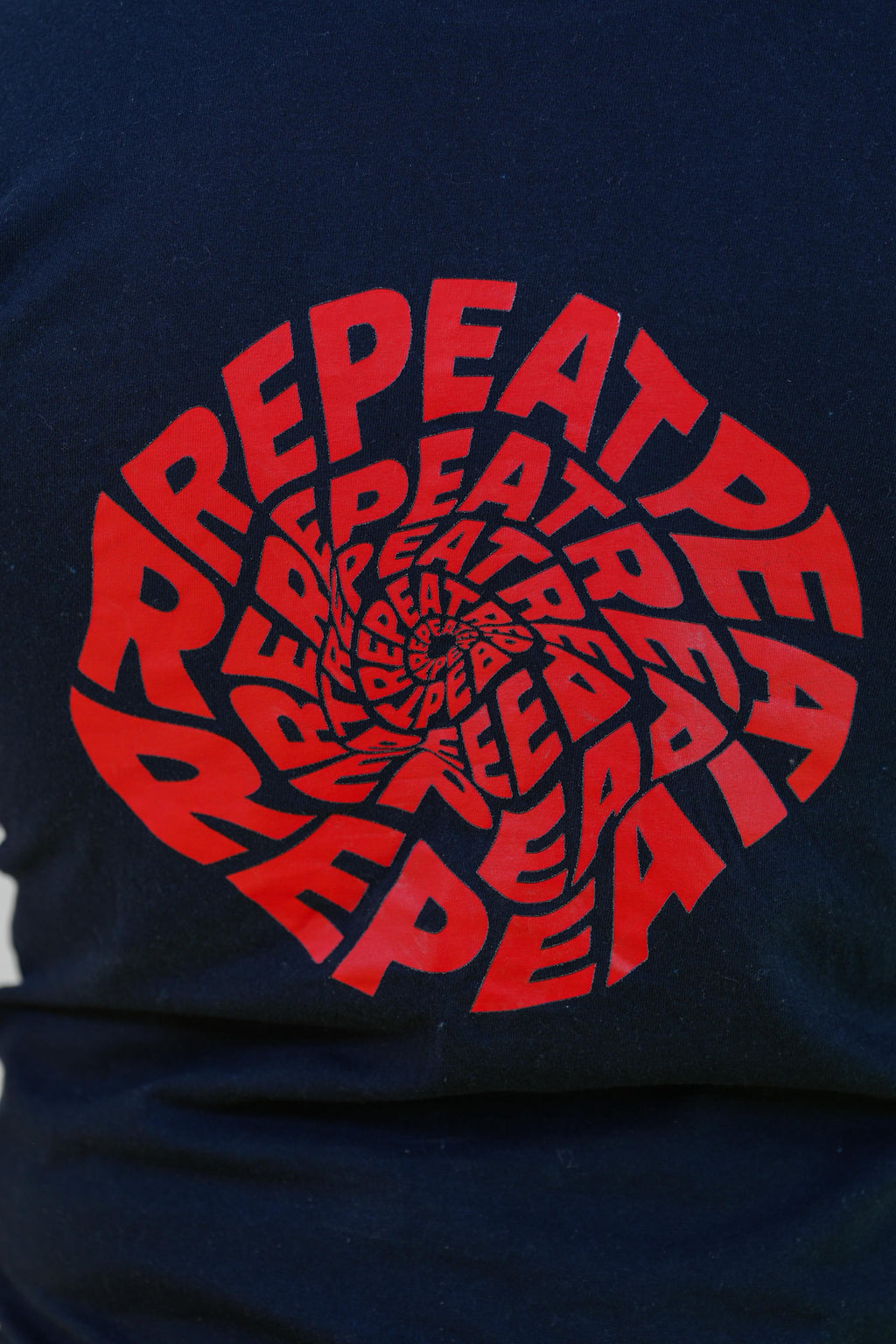Repeat T-shirt — Navy